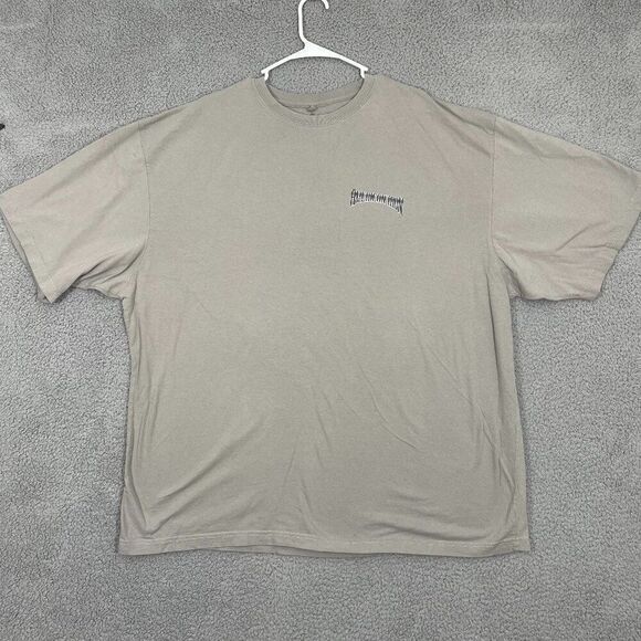 Newport Blue Shirt Men 3XLT Tan‎ American Iron Muscle Car Short Sleeve Tee - Picture 1 of 9